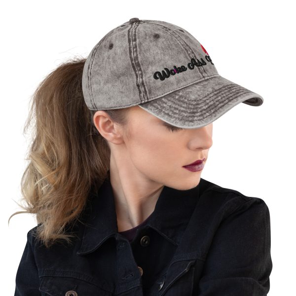 Hard Woke Bitch Vintage Cap - Image 12