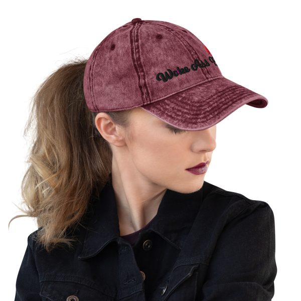 Hard Woke Bitch Vintage Cap - Image 6