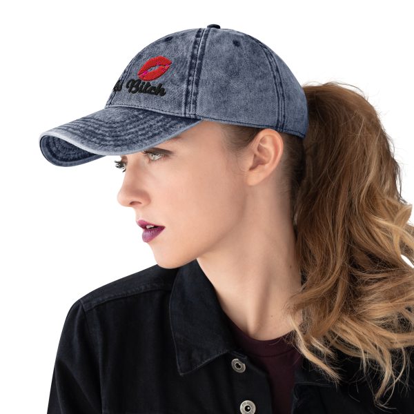 Hard Woke Bitch Vintage Cap - Image 2
