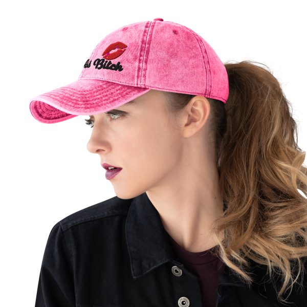 Hard Woke Bitch Vintage Cap - Image 8